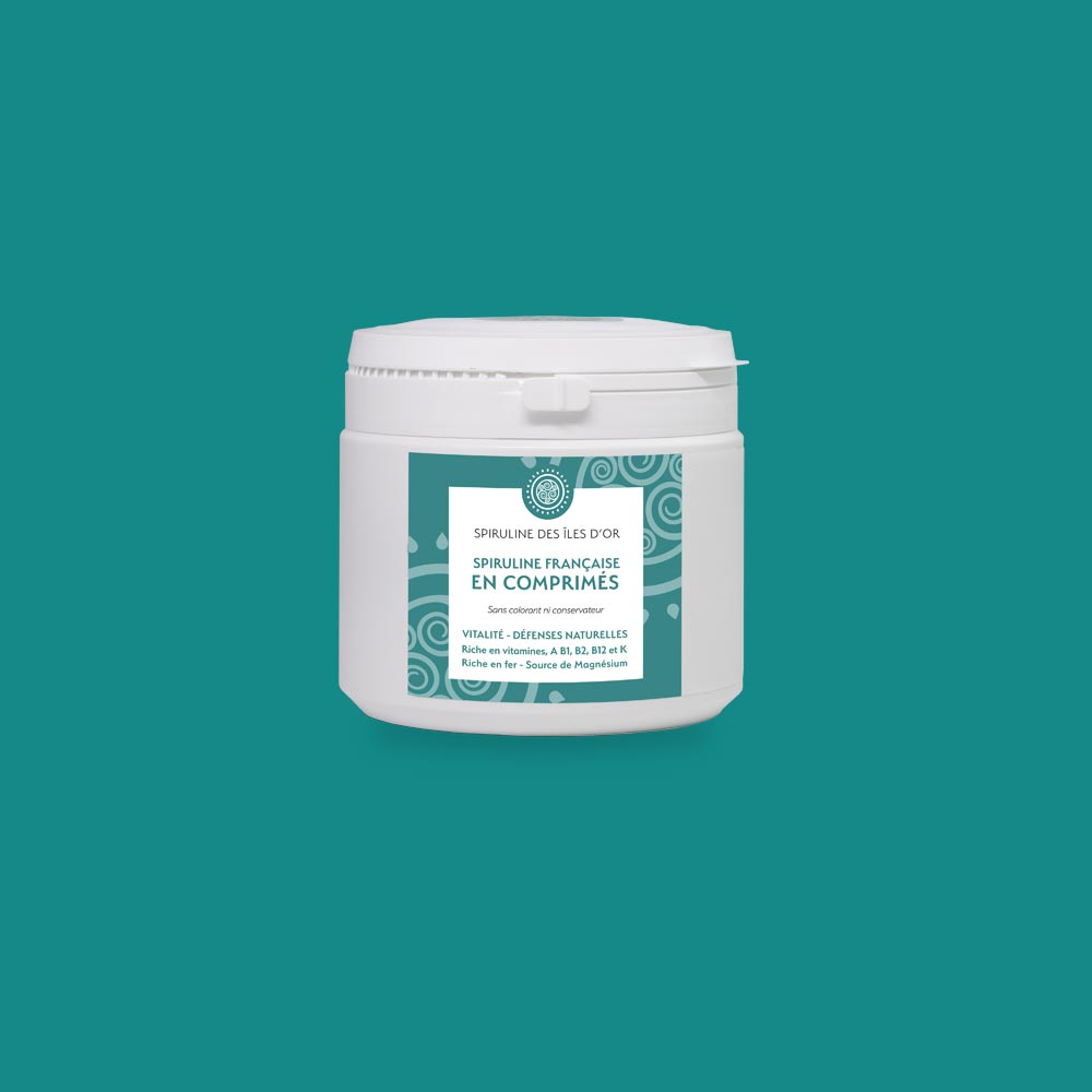Spiruline BIO en comprimés pot 300 grammes