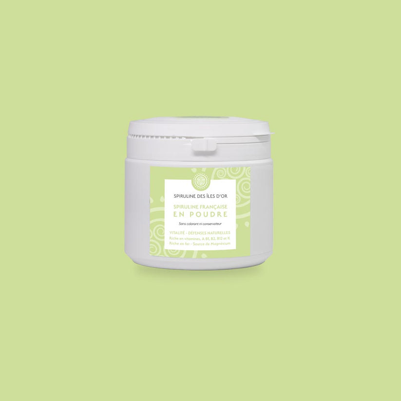 Spiruline BIO en poudre pot de 300 grammes