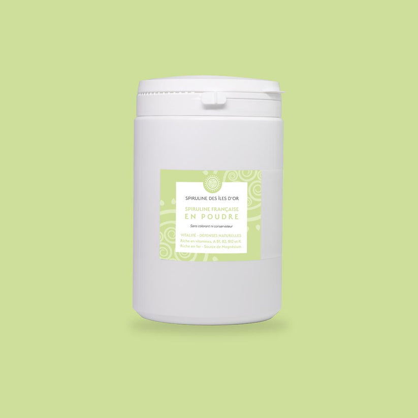 Spiruline BIO en poudre pot de 500 grammes