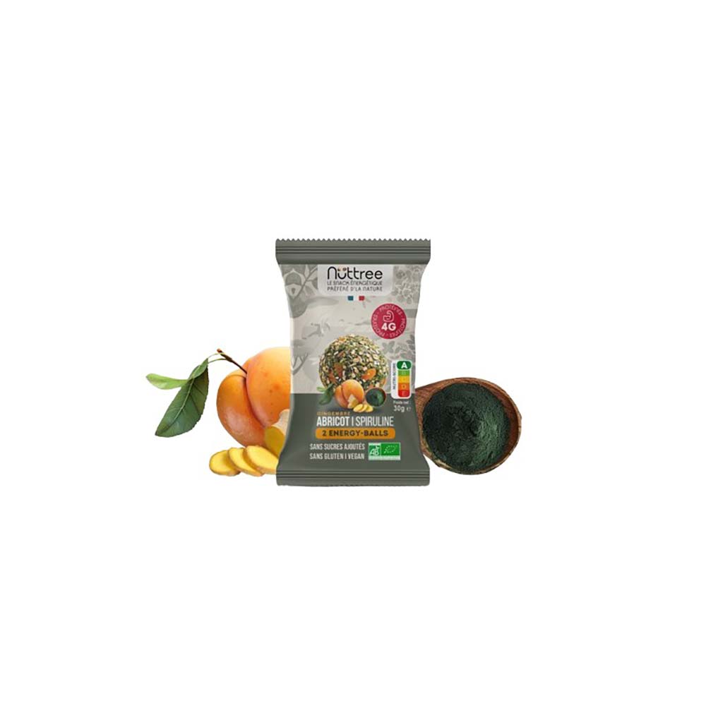 Energy Balls Abricot / Spiruline / Gingembre