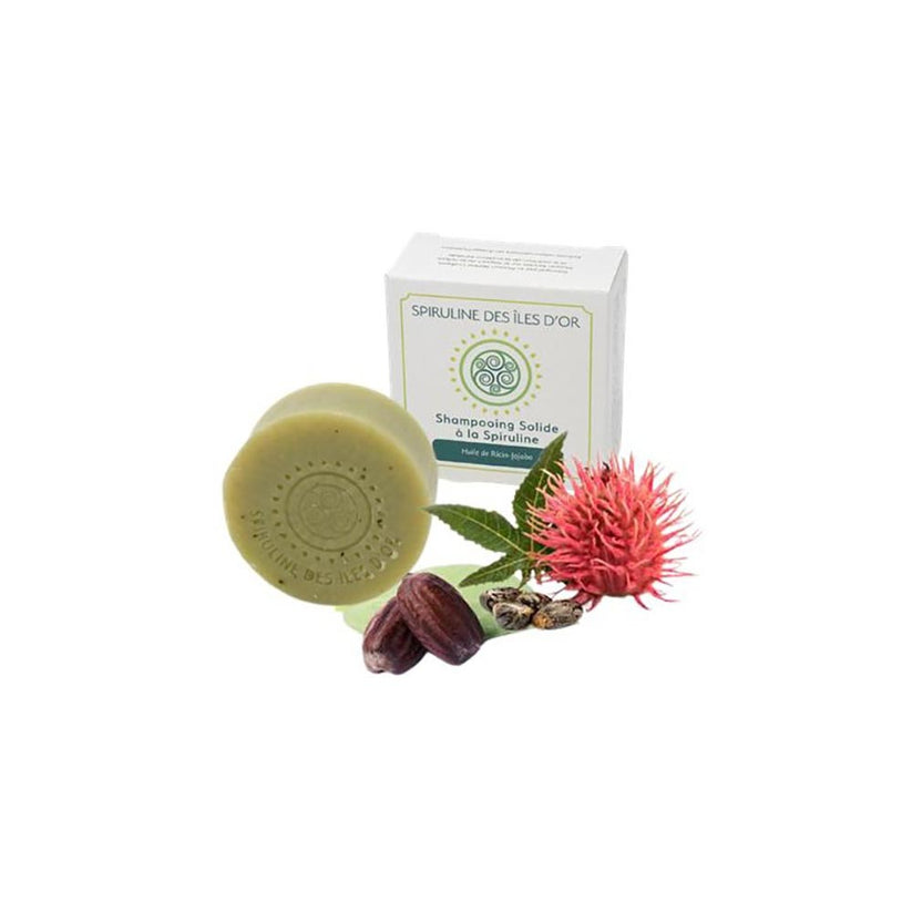 Shampooing solide à la Spiruline fabriqué à froid