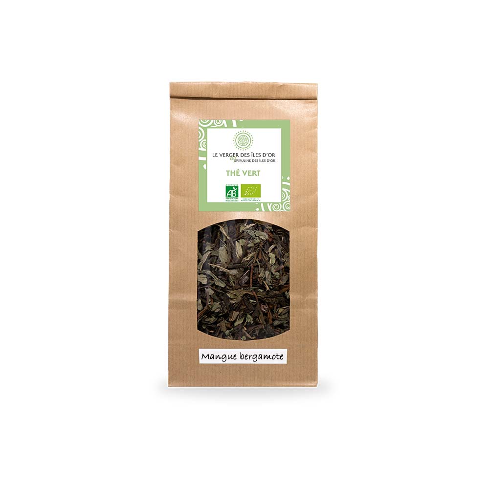 Thé vert bio mangue bergamote