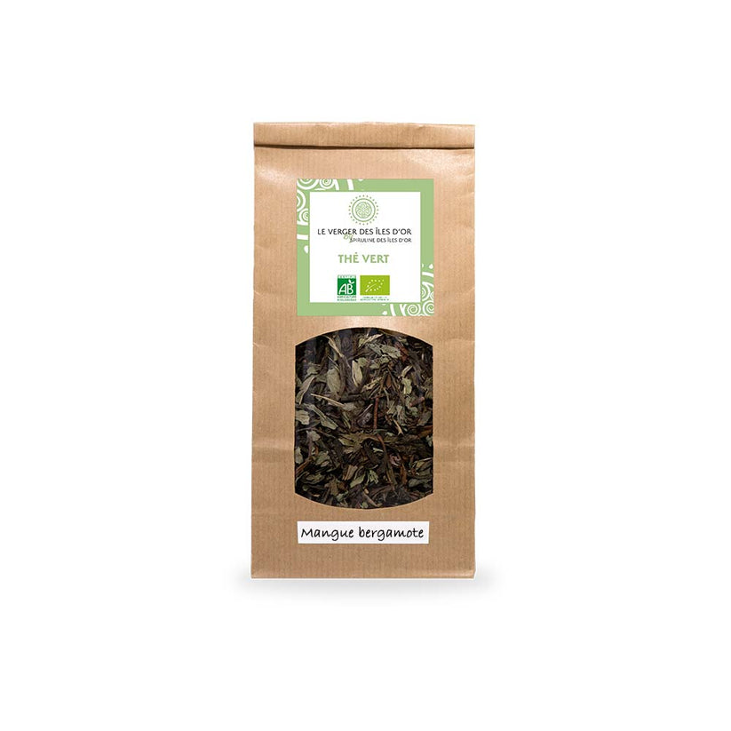Thé vert bio mangue bergamote